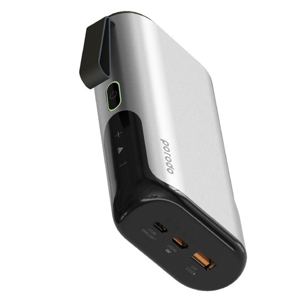 Porodo 3-in-1 10000mAh Power Bank Speaker With Built-in Phone Holder 2 Porodo 3-in-1 10000mAh Power Bank Speaker With Built-in Phone Holder - Image 2