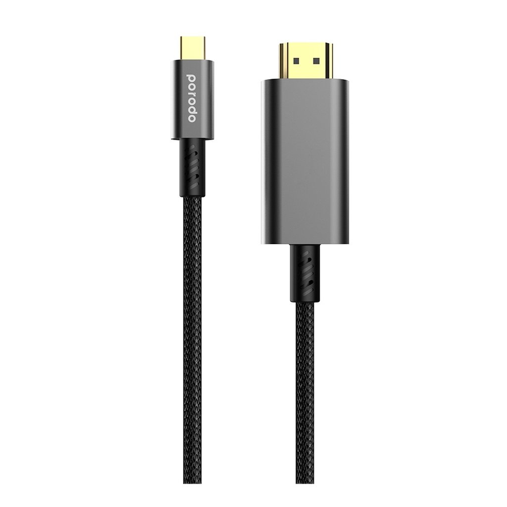 Porodo 4K HDMI to Type C Cable 1.8M - Image 2