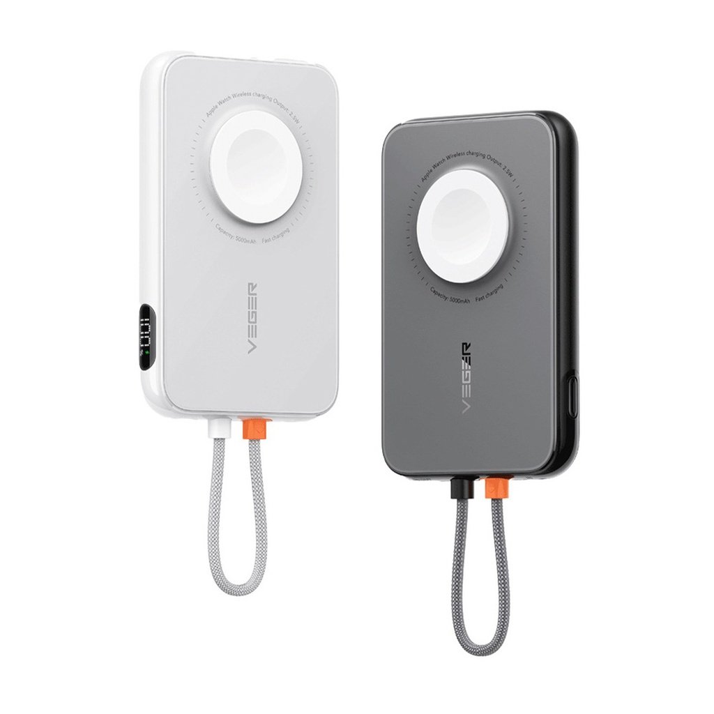 Porodo 5000 mAh slim watch charger power bank 2 Porodo 5000 mAh slim watch charger power bank - Image 2