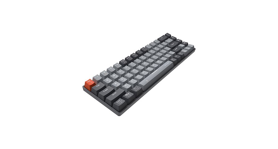 Porodo 68-Keys Wireless Mechanical Keyboard (English/Arabic) Ergonomic Stylish 1 Porodo 68-Keys Wireless Mechanical Keyboard (English/Arabic) Ergonomic Stylish
