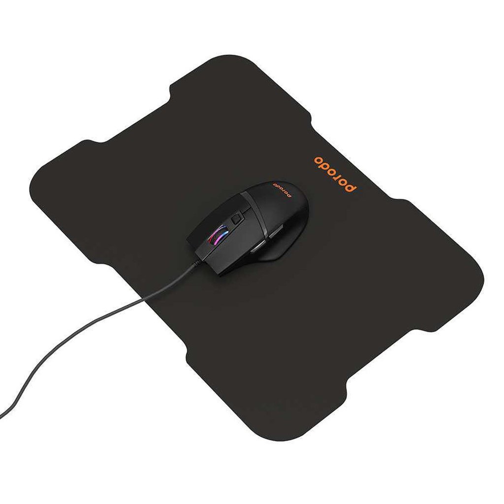 Porodo 6D Wired Gaming Mouse with Mousepad 2 Porodo 6D Wired Gaming Mouse with Mousepad - Image 2