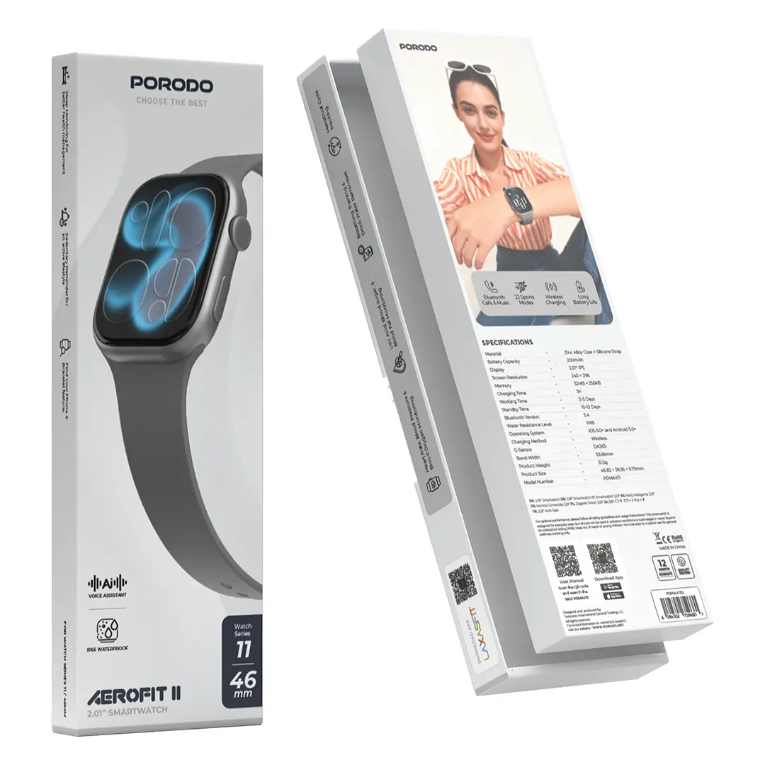 Porodo AeroFit II 2.01" Smart Watch 2 Porodo AeroFit II 2.01" Smart Watch - Image 2