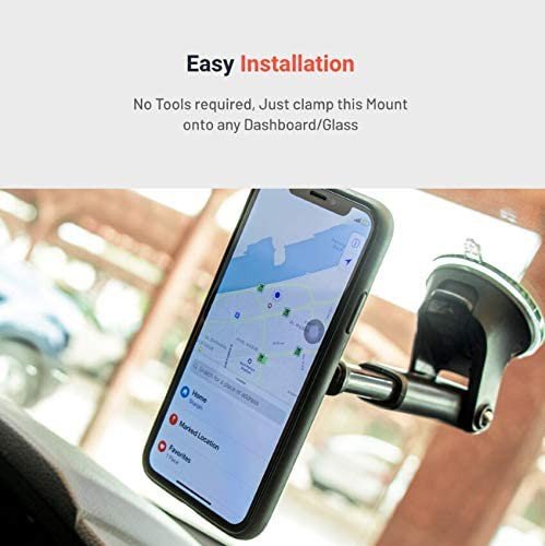 Porodo Aluminum Magnetic Car Mount Extendable Suction Base 360 Rotate 7 Porodo Aluminum Magnetic Car Mount Extendable Suction Base 360 Rotate - Image 7