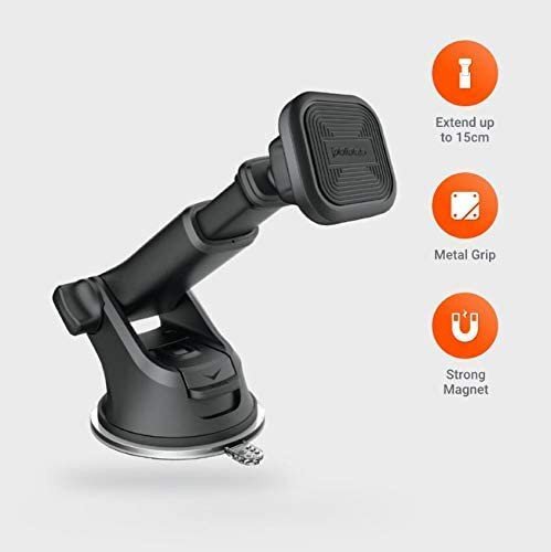 Porodo Aluminum Magnetic Car Mount Extendable Suction Base 360 Rotate 3 Porodo Aluminum Magnetic Car Mount Extendable Suction Base 360 Rotate - Image 3