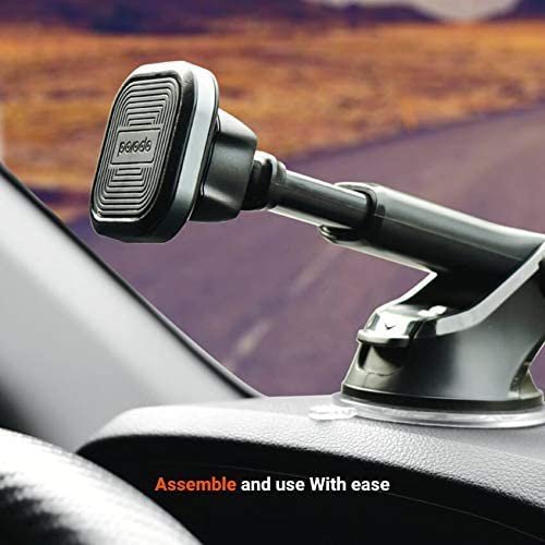 Porodo Aluminum Magnetic Car Mount Extendable Suction Base 360 Rotate 6 Porodo Aluminum Magnetic Car Mount Extendable Suction Base 360 Rotate - Image 6