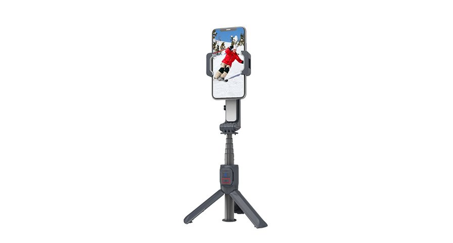 Porodo Anti-Shake Gimbal with rotatable central control 1 Porodo Anti-Shake Gimbal with rotatable central control