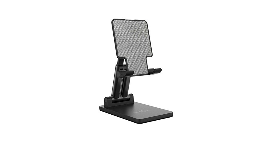 Porodo Blue Adjustable Phone & Tablet Stand 13CM - Black 1 Porodo Blue Adjustable Phone & Tablet Stand 13CM - Black