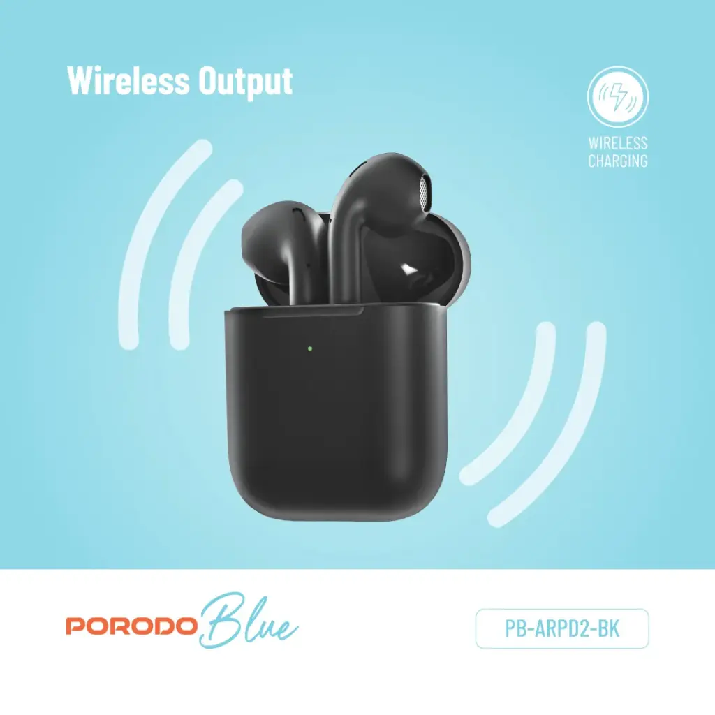 Porodo Blue Deep Bass Wireless Earbuds 2 5 Porodo Blue Deep Bass Wireless Earbuds 2 - Image 5
