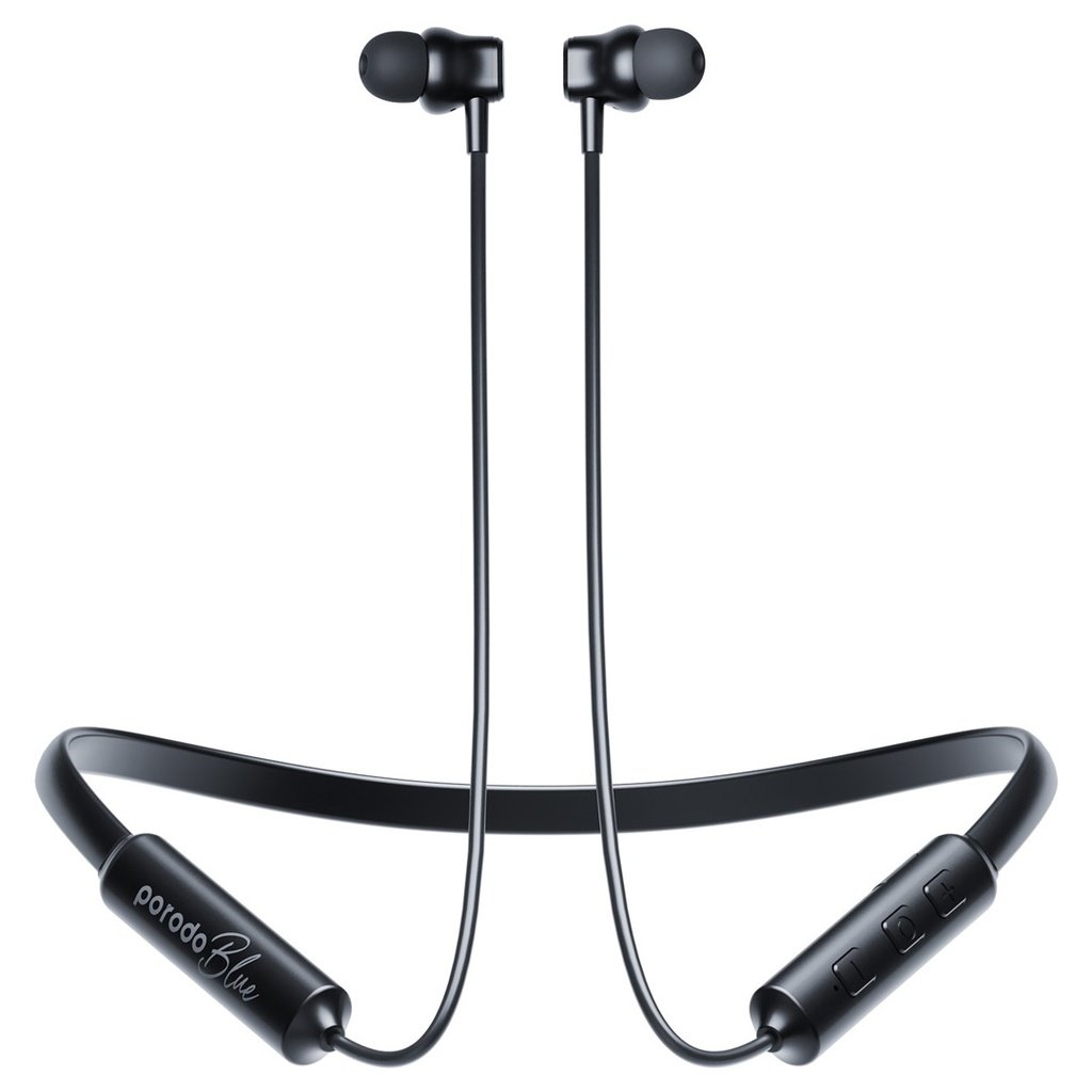 Porodo Blue ENC Neckband In-Ear Earphones 2 Porodo Blue ENC Neckband In-Ear Earphones - Image 2