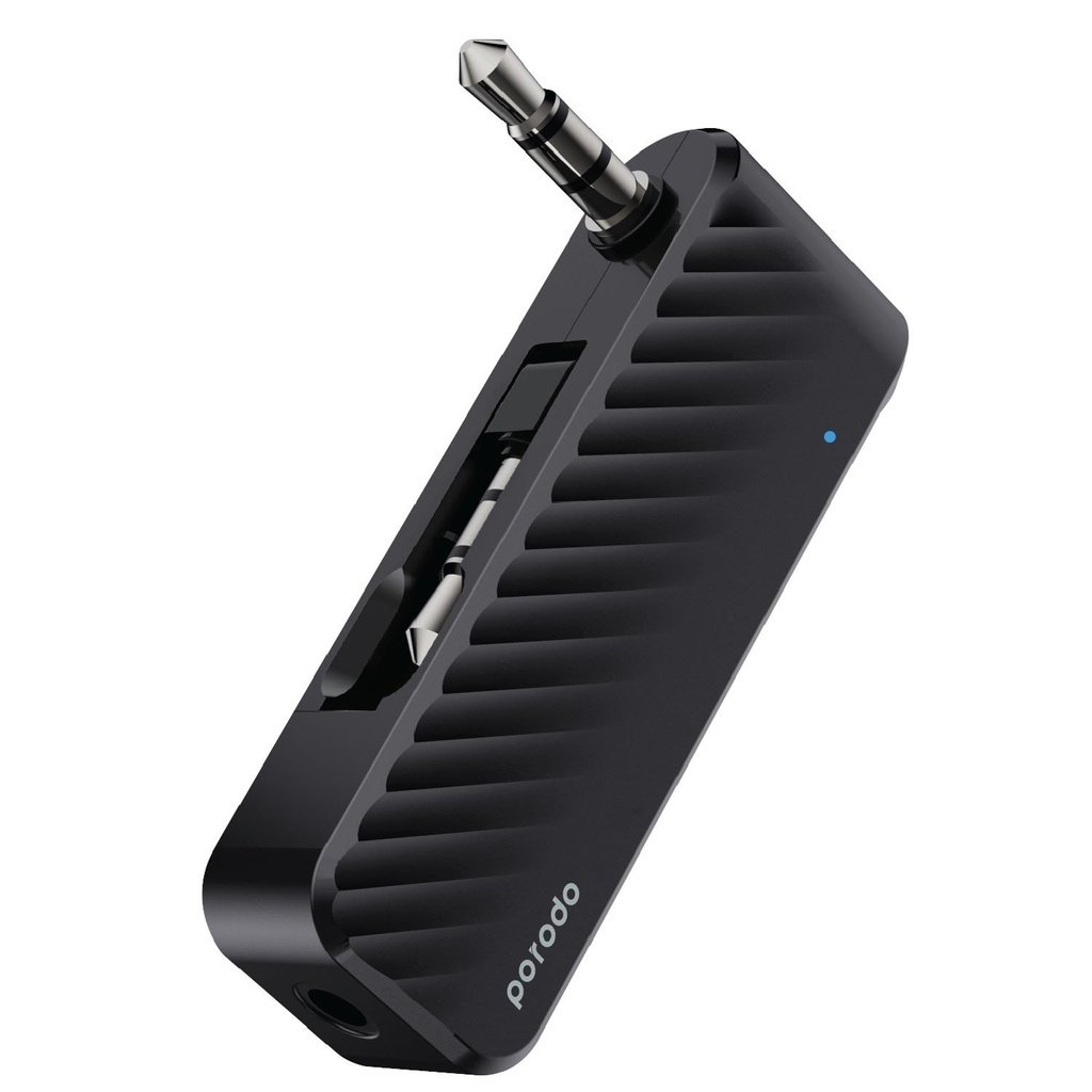 Porodo Bluetooth Audio Transmitter Dual Aux Jack 2 Porodo Bluetooth Audio Transmitter Dual Aux Jack - Image 2