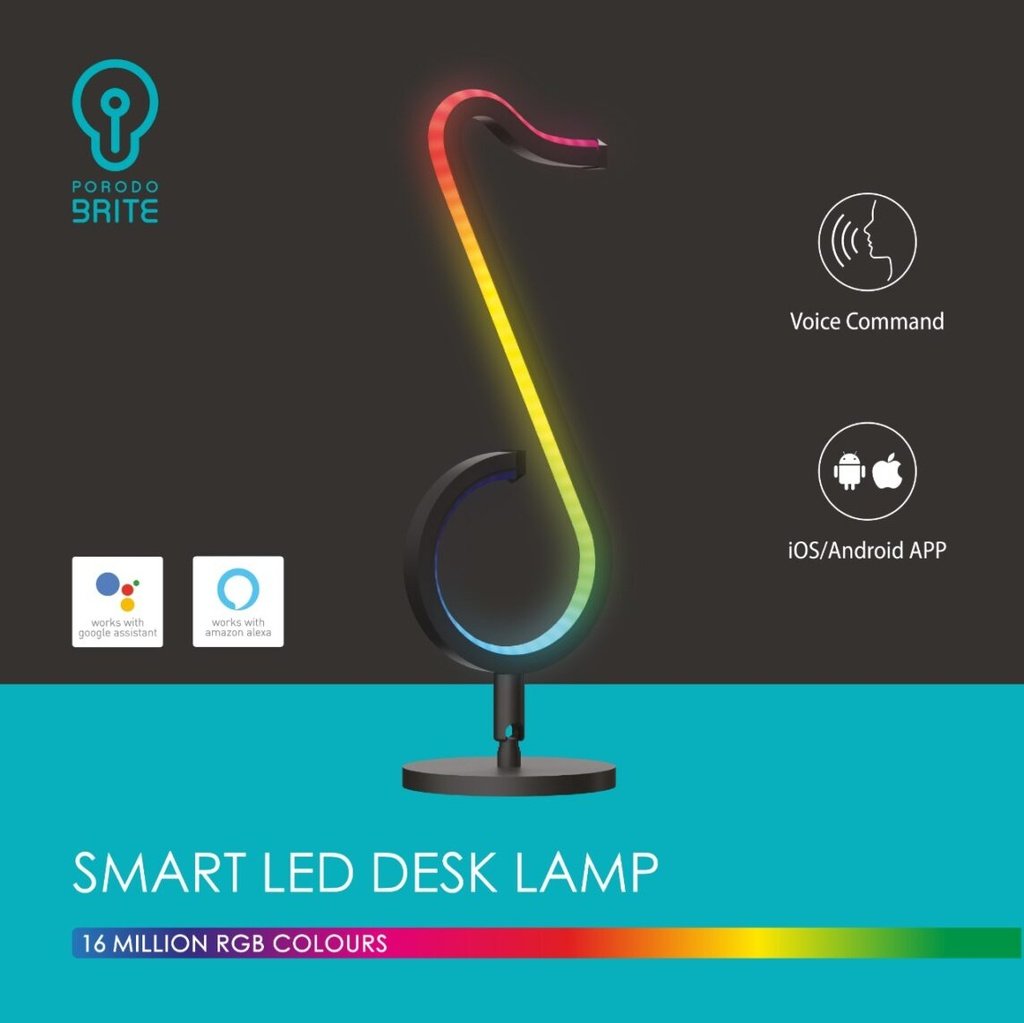 Porodo Brite Smart Desk Lamp LED 12W 4 Porodo Brite Smart Desk Lamp LED 12W - Image 4