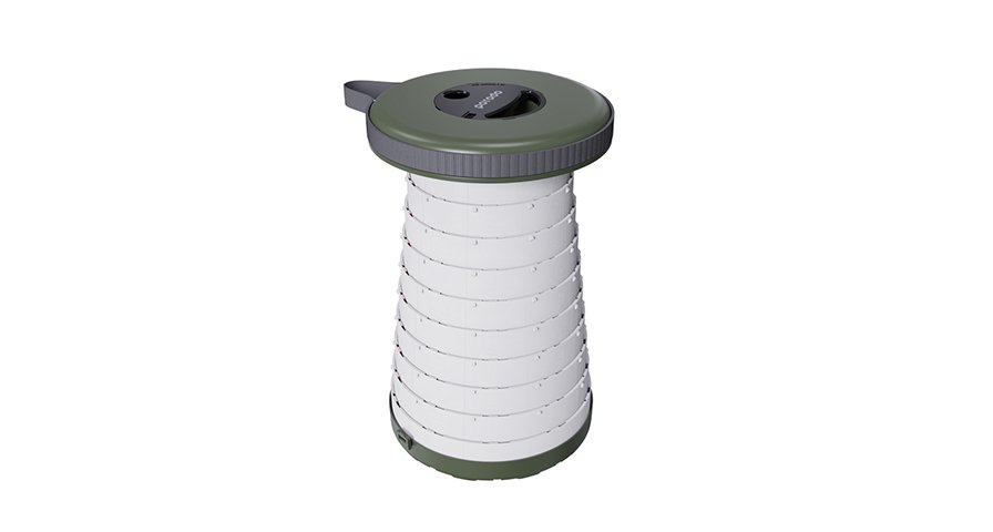 Porodo Camping Telescopic LED (White/Yellow) Stool 1 Porodo Camping Telescopic LED (White/Yellow) Stool