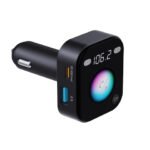 Porodo Dual Microphone FM Transmitter & Charger - Black