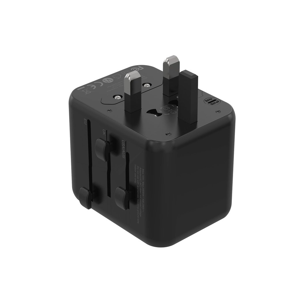 Porodo Dual USB-A Universal Travel Adapter 2.4A 5 Porodo Dual USB-A Universal Travel Adapter 2.4A - Image 5