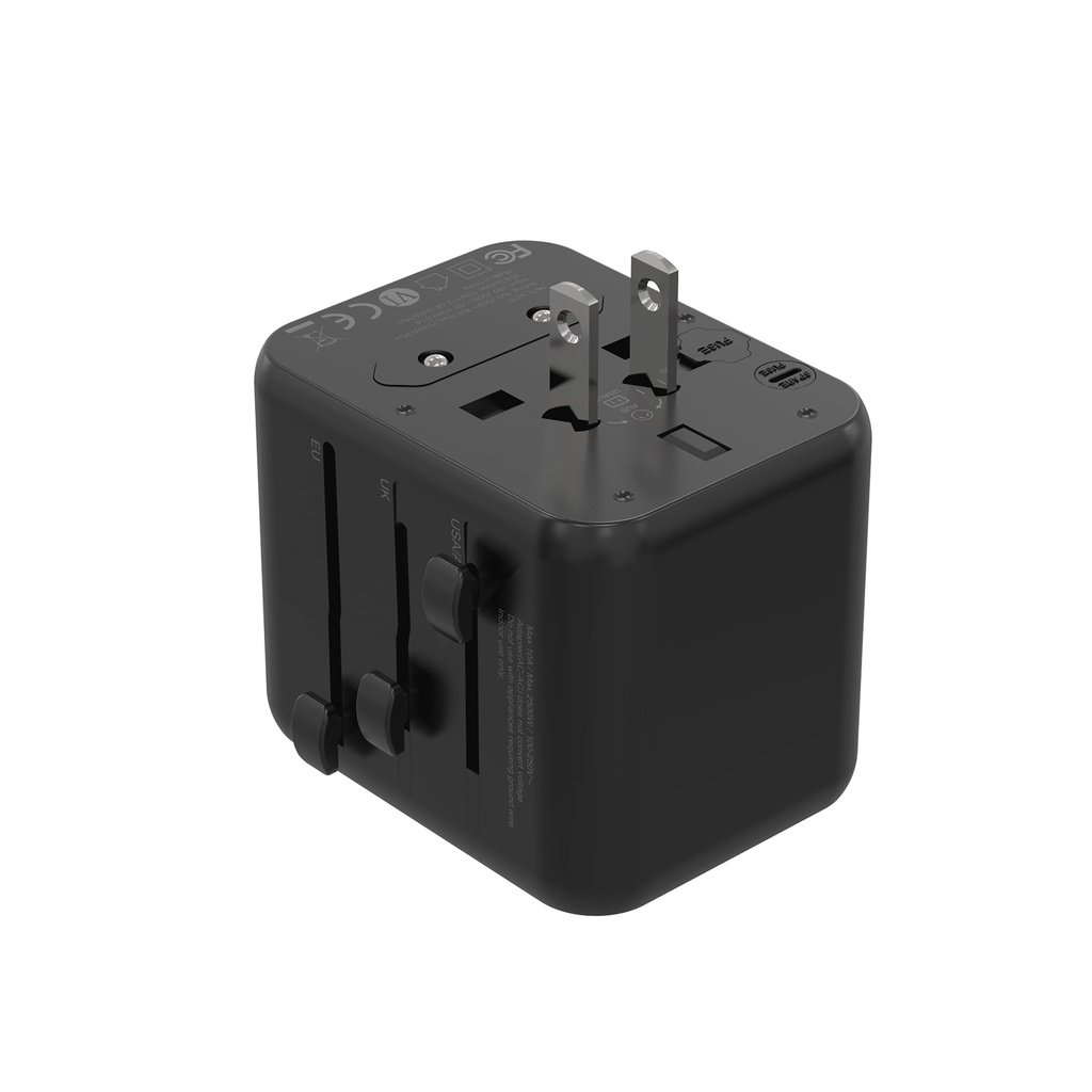 Porodo Dual USB-A Universal Travel Adapter 2.4A 6 Porodo Dual USB-A Universal Travel Adapter 2.4A - Image 6