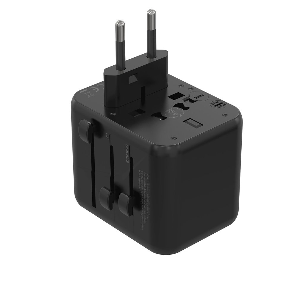 Porodo Dual USB-A Universal Travel Adapter 2.4A 7 Porodo Dual USB-A Universal Travel Adapter 2.4A - Image 7