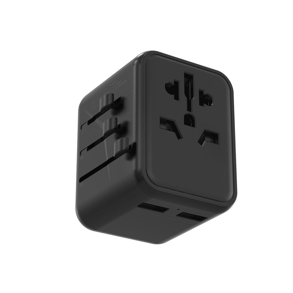 Porodo Dual USB-A Universal Travel Adapter 2.4A 2 Porodo Dual USB-A Universal Travel Adapter 2.4A - Image 2