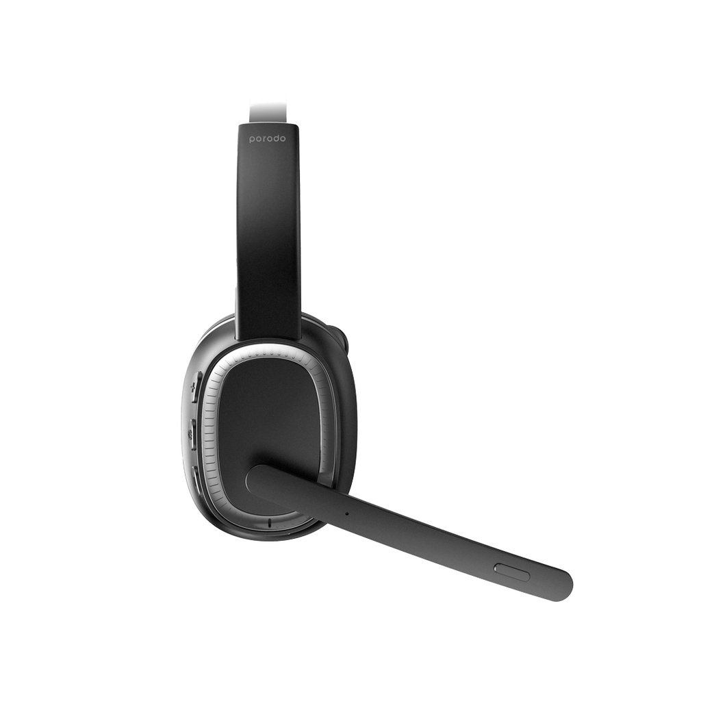 Porodo ENC Wireless Work Headphone - Black 3 Porodo ENC Wireless Work Headphone - Black - Image 3