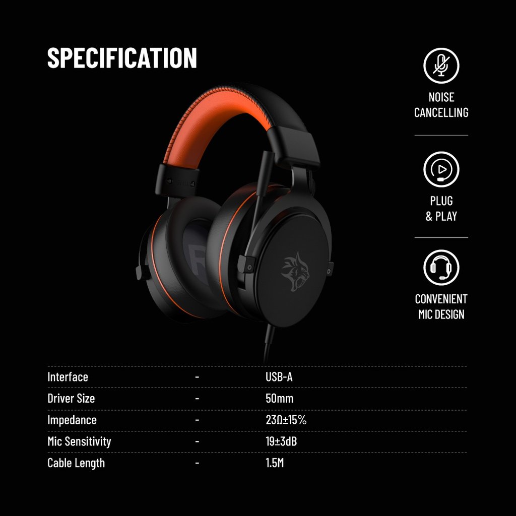 Porodo Gaming PC RGB ENC Gaming Headphones 3 Porodo Gaming PC RGB ENC Gaming Headphones - Image 3