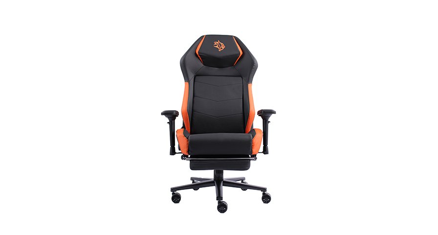 Porodo Gaming Professional Gaming Chair Molded Foam Seats/Armrest&Footrest-Black/Orange 1 Porodo Gaming Professional Gaming Chair Molded Foam Seats/Armrest&Footrest-Black/Orange