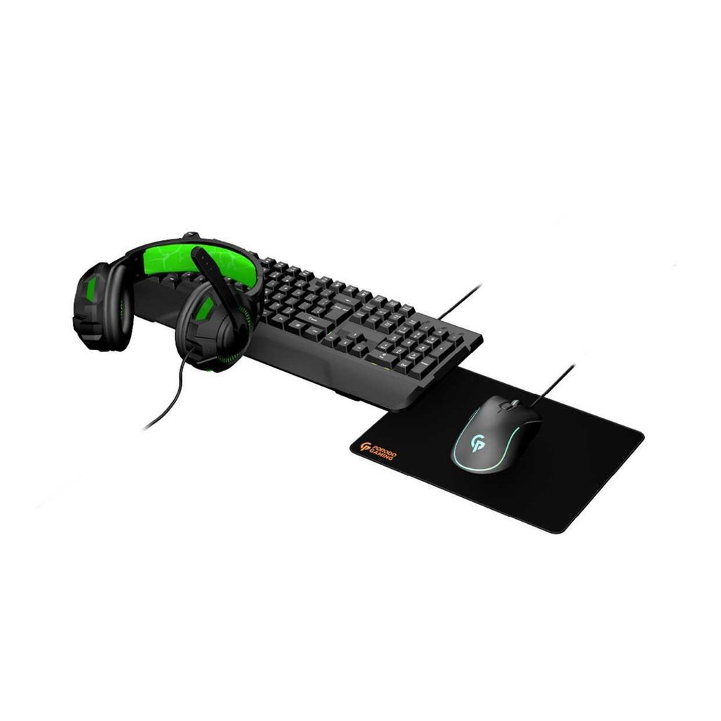 Porodo Gaming Set 4-in-1(Keyboard, Mousepad, Mouse, Headphone) 3 Porodo Gaming Set 4-in-1(Keyboard, Mousepad, Mouse, Headphone) - Image 3