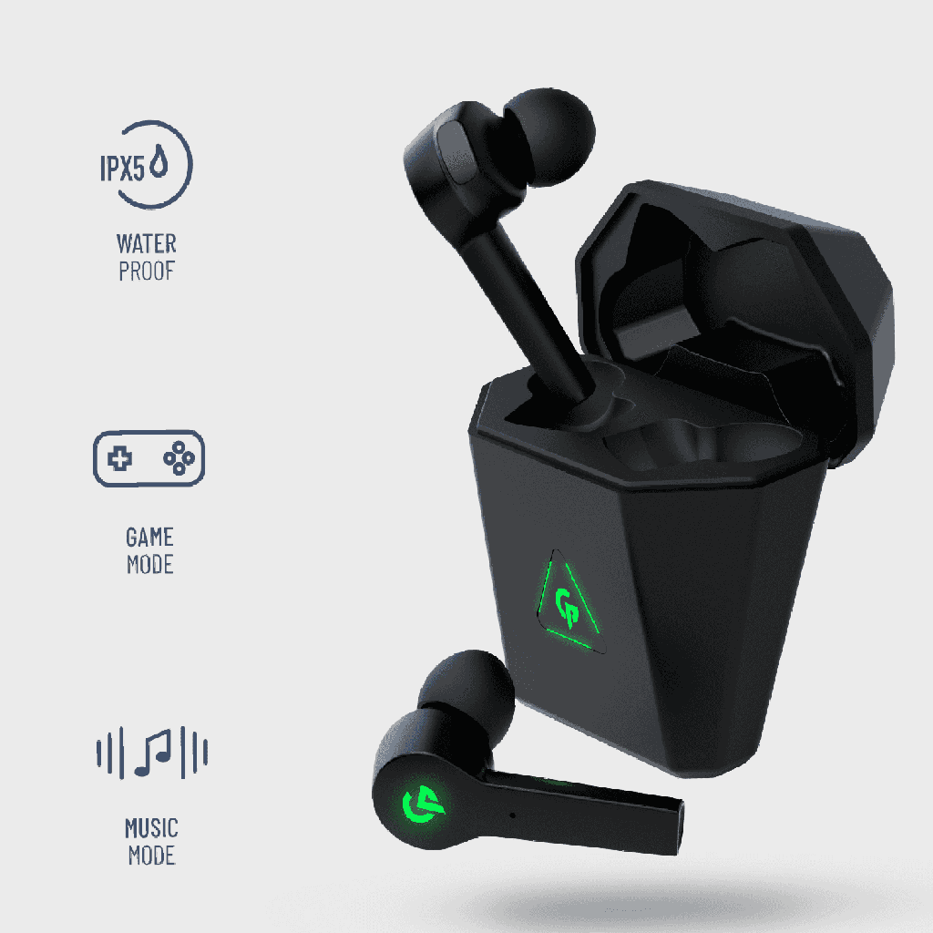 Porodo Gaming True-Wireless Earbuds 300mAh 3 Porodo Gaming True-Wireless Earbuds 300mAh - Image 3