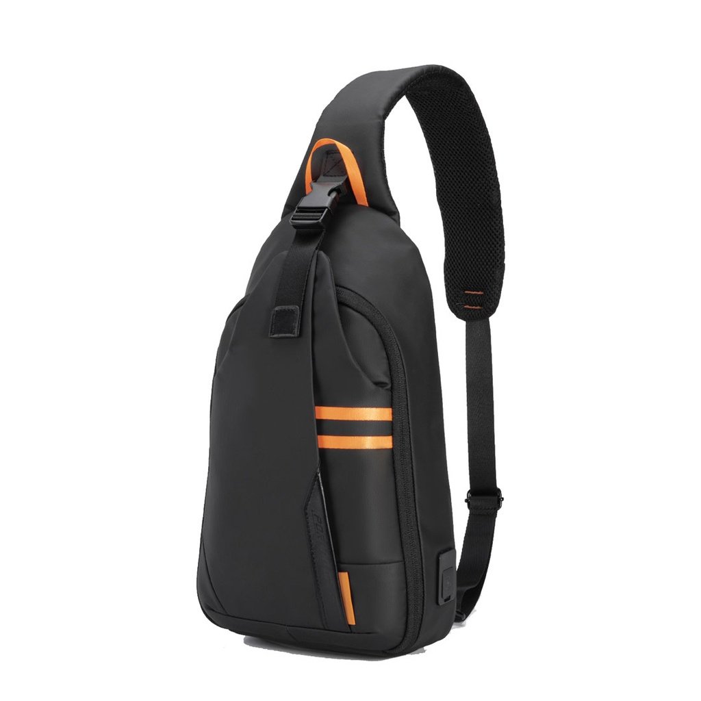 Porodo Gaming Water-Resistant PU Sling Bag With USB-C Port 2 Porodo Gaming Water-Resistant PU Sling Bag With USB-C Port - Image 2