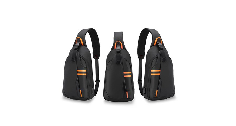 Porodo Gaming Water-Resistant PU Sling Bag With USB-C Port 1 Porodo Gaming Water-Resistant PU Sling Bag With USB-C Port