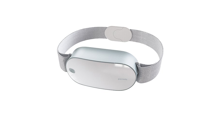 Porodo Hammering Waist Massager - White 1 Porodo Hammering Waist Massager - White