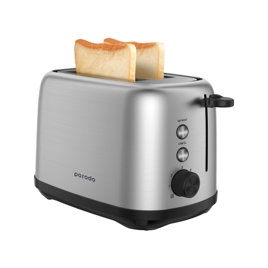 Porodo LifeStyle Golden Brown Toaster with Defrost Function 750W 1 Porodo LifeStyle Golden Brown Toaster with Defrost Function 750W