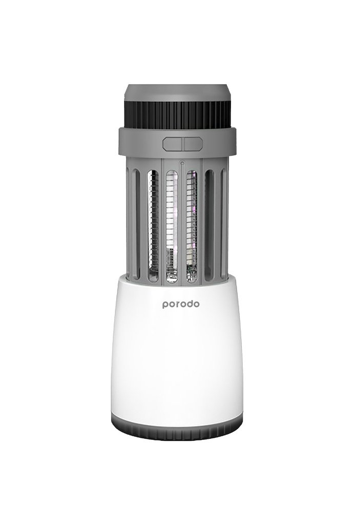 Porodo LifeStyle Outdoor 5W Lamp with Mosquito Zapper - Black/Grey 3 Porodo LifeStyle Outdoor 5W Lamp with Mosquito Zapper - Black/Grey - Image 3