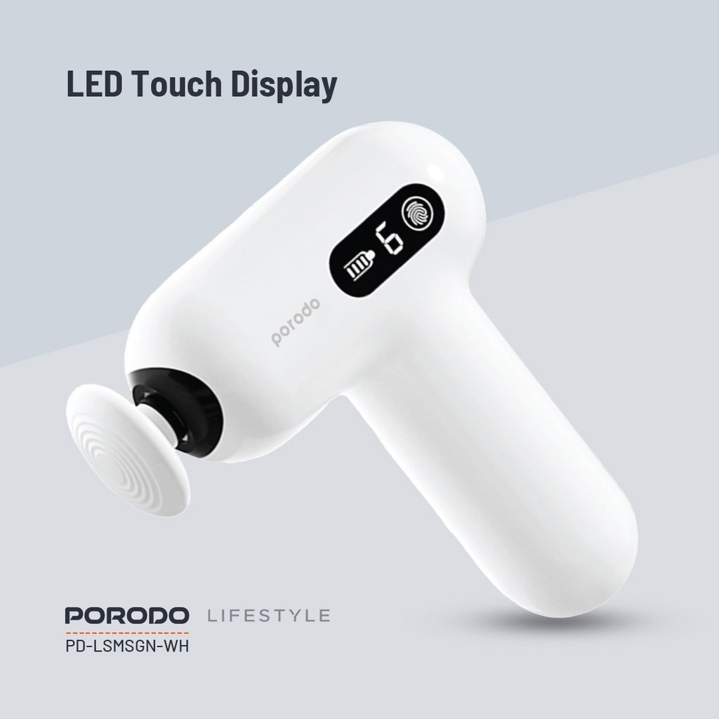 Porodo Lifestyle Active Precision Massager - White 6 Porodo Lifestyle Active Precision Massager - White - Image 6
