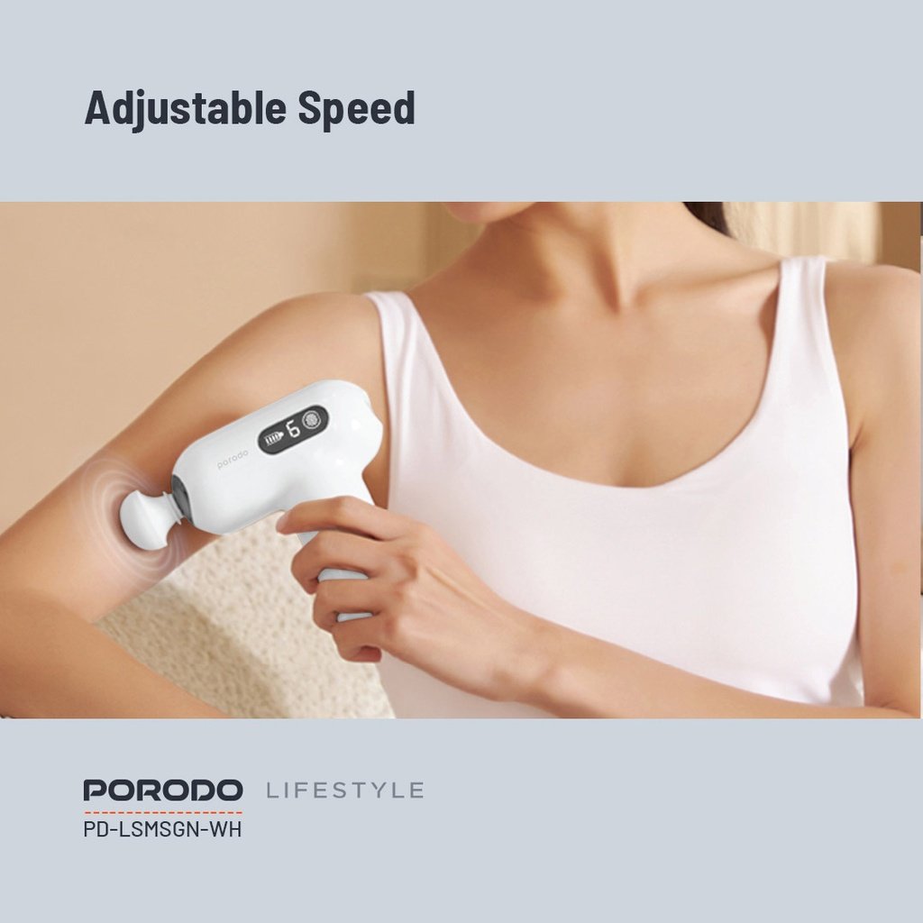 Porodo Lifestyle Active Precision Massager - White 4 Porodo Lifestyle Active Precision Massager - White - Image 4