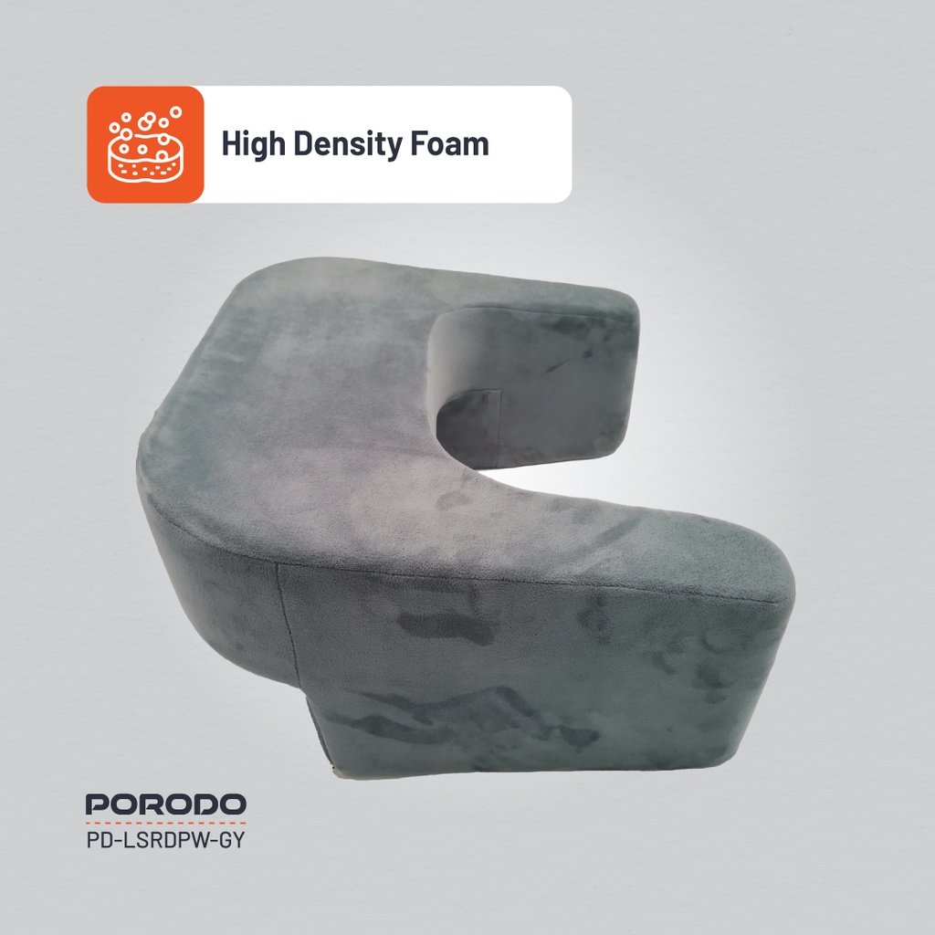 Porodo Lifestyle Lap Desk Pillow - Grey 5 Porodo Lifestyle Lap Desk Pillow - Grey - Image 5