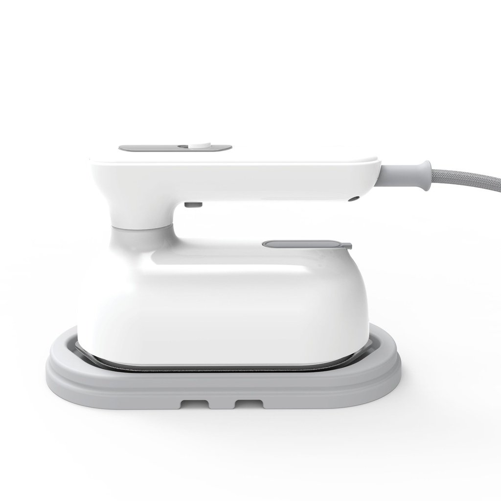 Porodo Lifestyle Mini Steam Iron 1100W UK - White 2 Porodo Lifestyle Mini Steam Iron 1100W UK - White - Image 2
