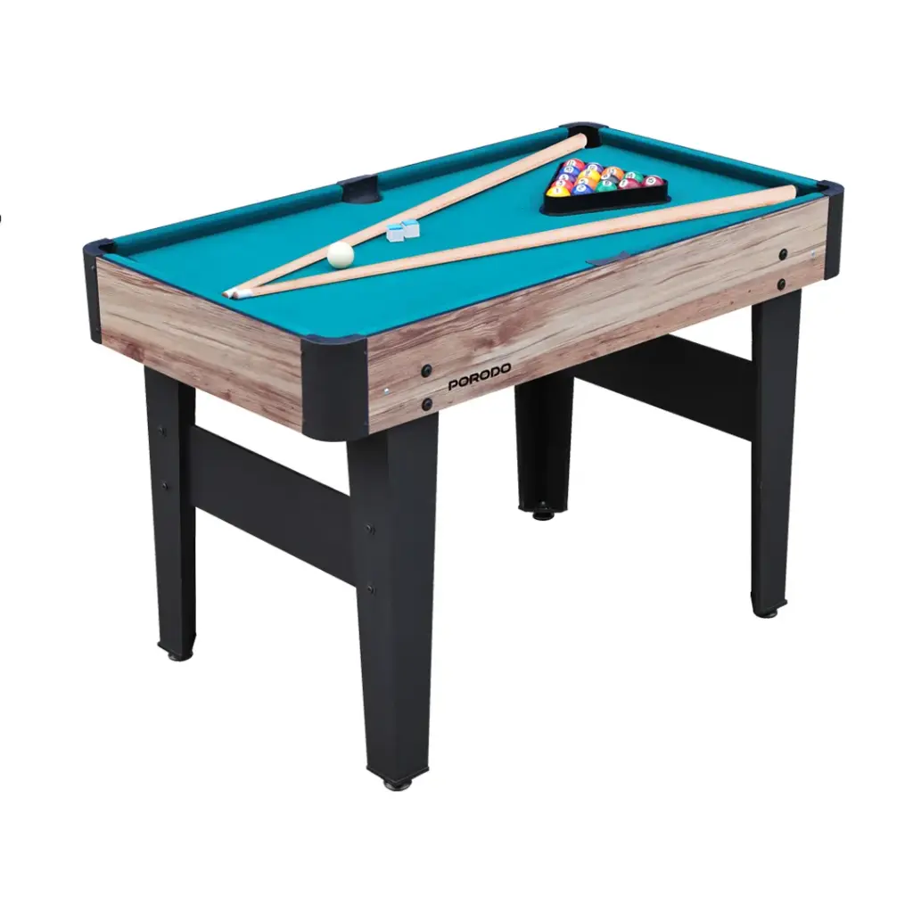 Porodo Lifestyle Multi-Game Table Foosball | Billiards | Hockey | Table Tennis - Brown 2 Porodo Lifestyle Multi-Game Table Foosball | Billiards | Hockey | Table Tennis - Brown - Image 2
