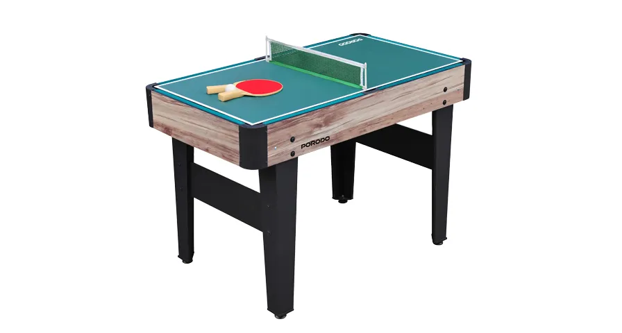 Porodo Lifestyle Multi-Game Table Foosball | Billiards | Hockey | Table Tennis - Brown 1 Porodo Lifestyle Multi-Game Table Foosball | Billiards | Hockey | Table Tennis - Brown