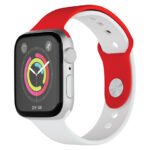 Porodo Lifestyle Silicone England Flag Watch Strap - Red / White