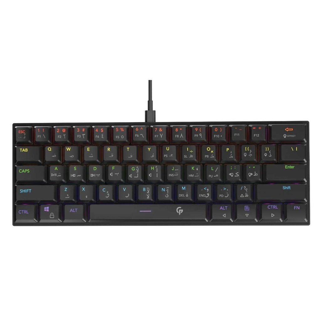 Porodo Low-Profile Mechanical TKL Keyboard Rainbow 3 Porodo Low-Profile Mechanical TKL Keyboard Rainbow - Image 3
