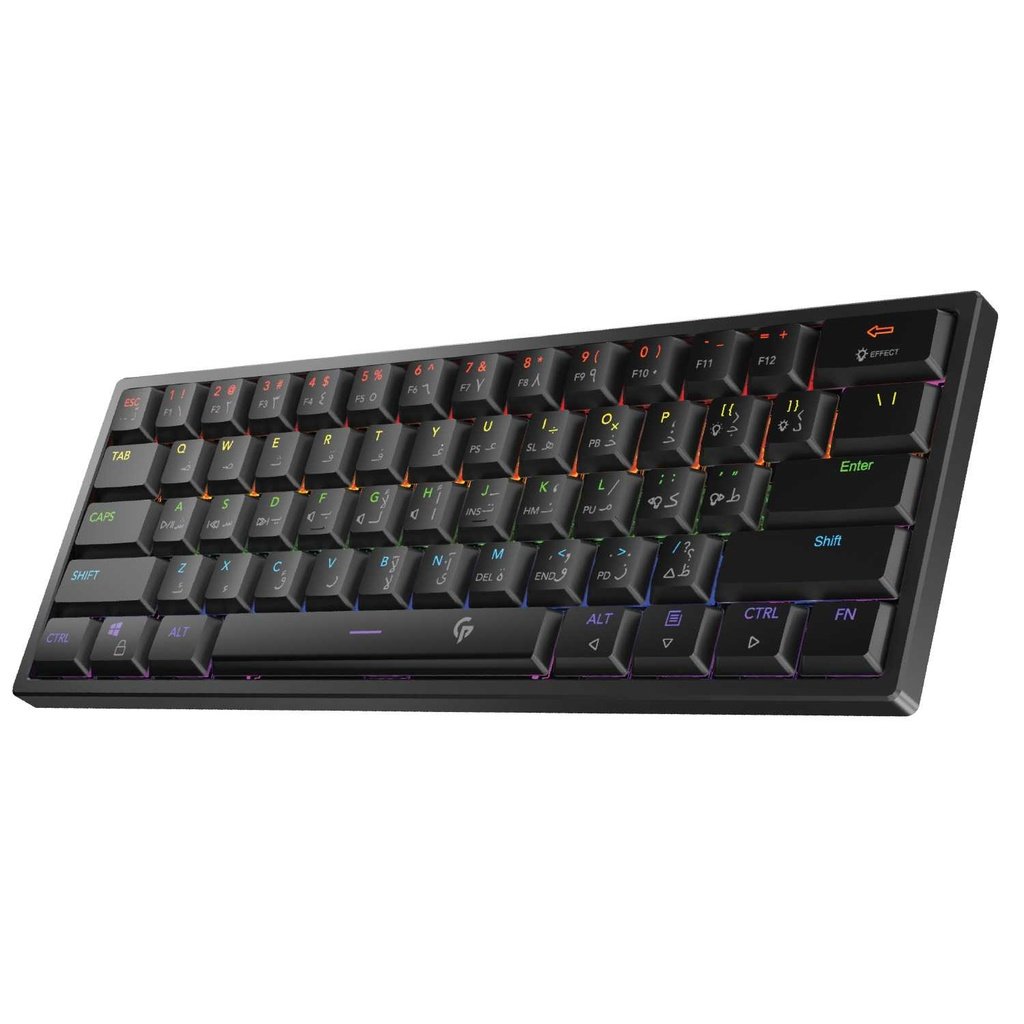 Porodo Low-Profile Mechanical TKL Keyboard Rainbow 1 Porodo Low-Profile Mechanical TKL Keyboard Rainbow