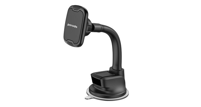 Porodo Magnetic Car Mount Windshield with Strong Suction Cup 1 Porodo Magnetic Car Mount Windshield with Strong Suction Cup