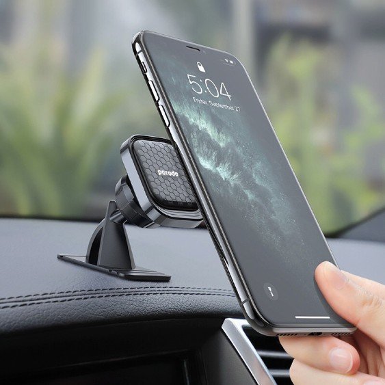 Porodo Magnetic Dash Mount Cell Phone Holder 360 Degree Rotation 2 Porodo Magnetic Dash Mount Cell Phone Holder 360 Degree Rotation - Image 2