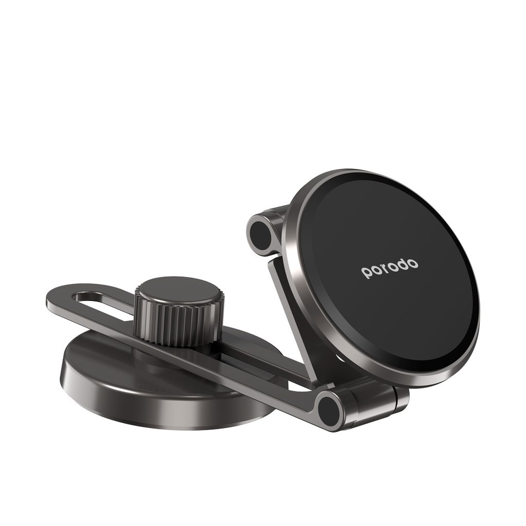 Porodo Magnetic Mount with Double Folding and Double Rotation - Black 2 Porodo Magnetic Mount with Double Folding and Double Rotation - Black - Image 2