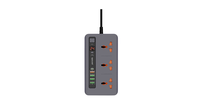 Porodo Multi-Port Power HUB 4 USB-A/USB-C Ultimate Home & Office Kit 2M 1 Porodo Multi-Port Power HUB 4 USB-A/USB-C Ultimate Home & Office Kit 2M
