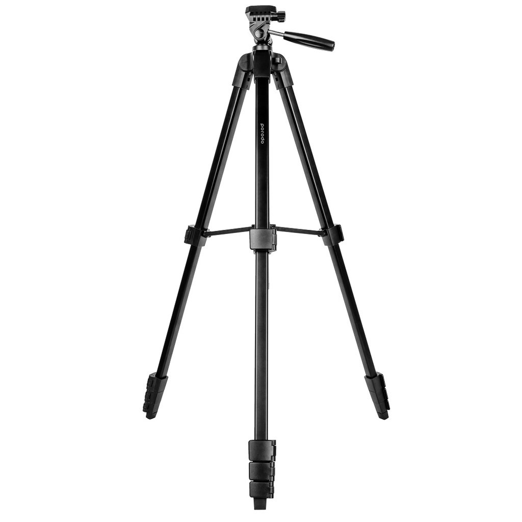 Porodo Professional Gimbal Tripod - Black 2 Porodo Professional Gimbal Tripod - Black - Image 2