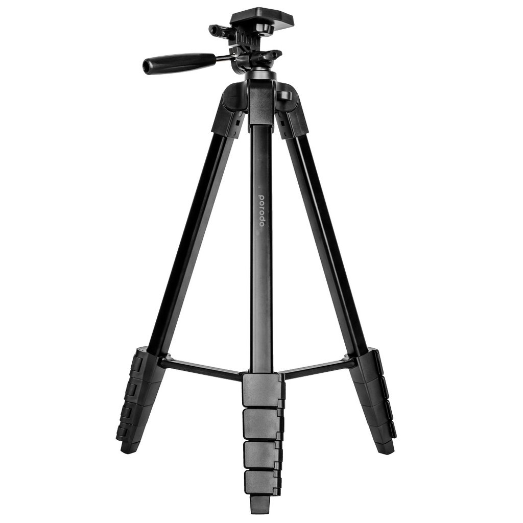 Porodo Professional Gimbal Tripod - Black 1 Porodo Professional Gimbal Tripod - Black