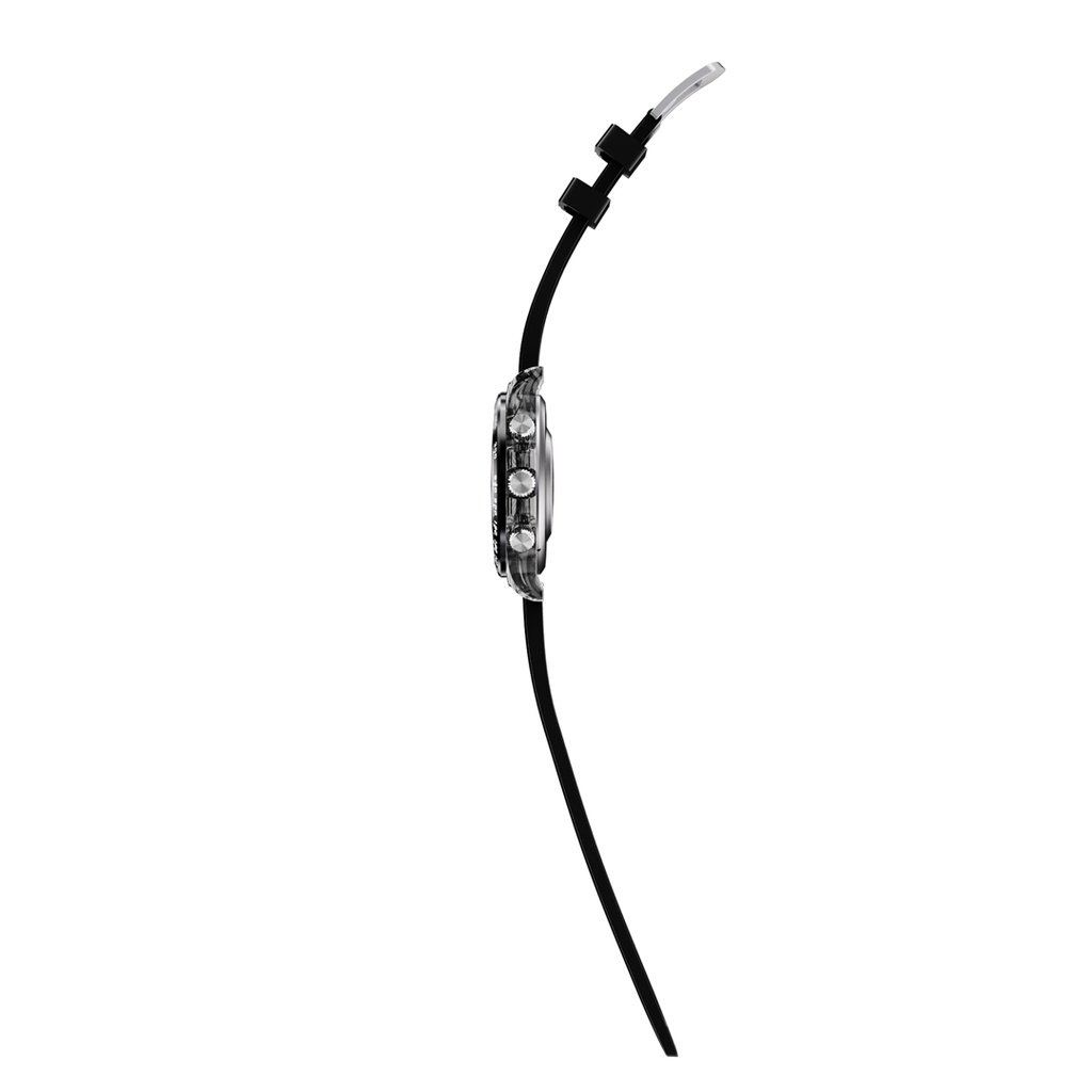 Porodo RAYTONA Smart Watch With Silicone And Metal Strap - Black 6 Porodo RAYTONA Smart Watch With Silicone And Metal Strap - Black - Image 6