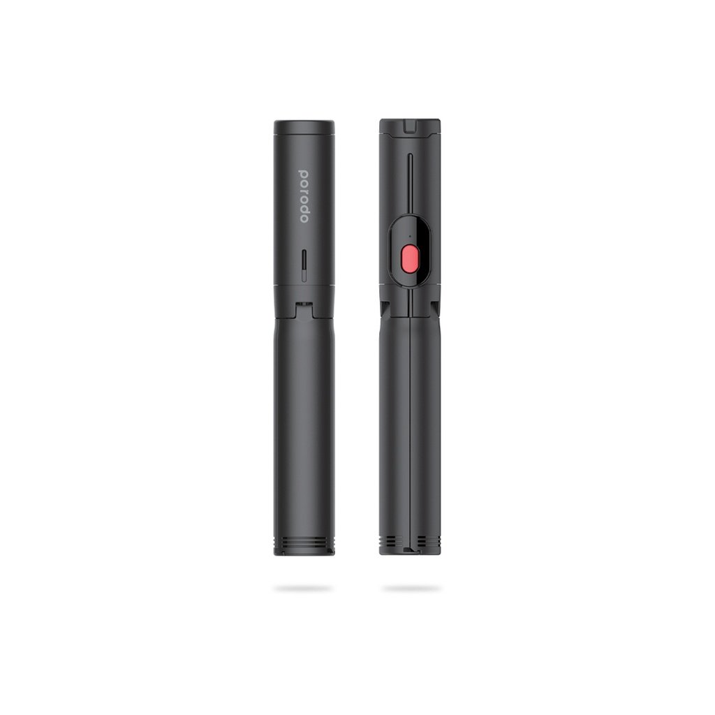 Porodo Selfie Stick with Tripod ( Detachable Remote Shutter ) - Black 2 Porodo Selfie Stick with Tripod ( Detachable Remote Shutter ) - Black - Image 2