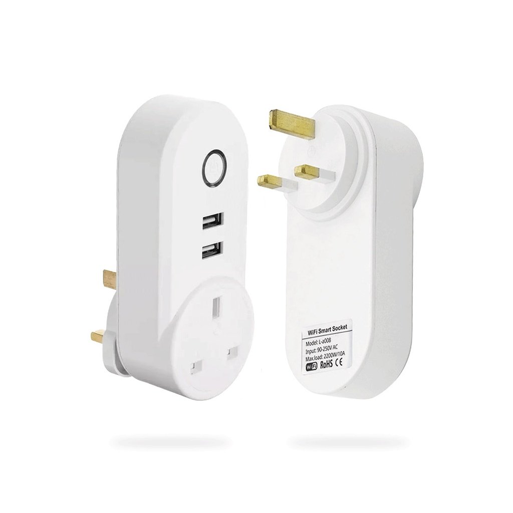 Porodo Smart Wi-Fi Plug with USB Charger 4 Porodo Smart Wi-Fi Plug with USB Charger - Image 4