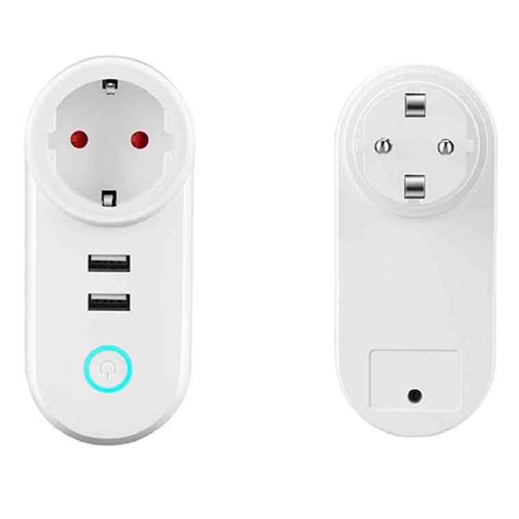 Porodo Smart Wi-Fi Plug with USB Charger 2 Porodo Smart Wi-Fi Plug with USB Charger - Image 2